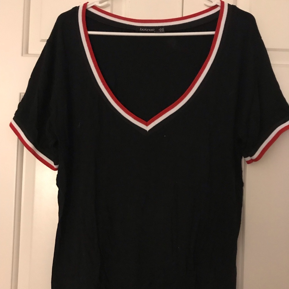 Deep V Neck Top